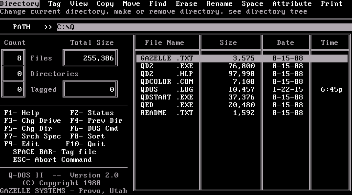 Q-DOS II v2.0